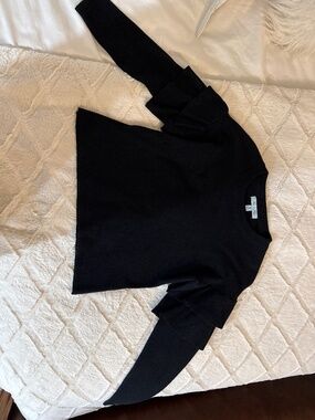 Black long sleeve sweater